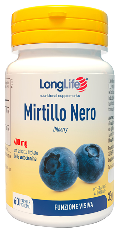 LONGLIFE MIRTILLO ROSSO FORTE 60 VEGICAPS - Dolomiti e Natura
