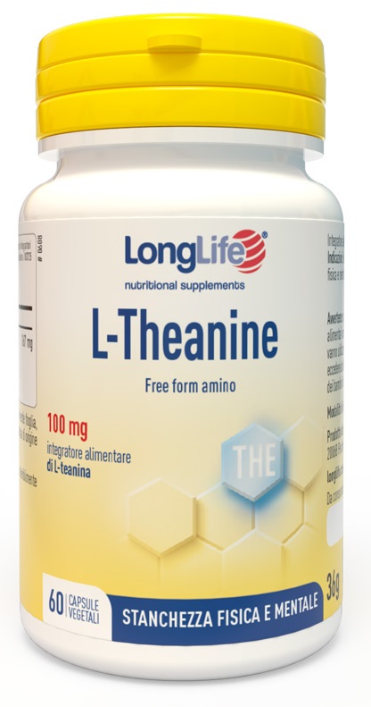 LONGLIFE L-THEANINE 60 CAPSULE VEGETALI DA 600 MG - Dolomiti e Natura