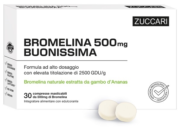 BROMELINA 500 BUONISSIMA 30 COMPRESSE - Dolomiti e Natura