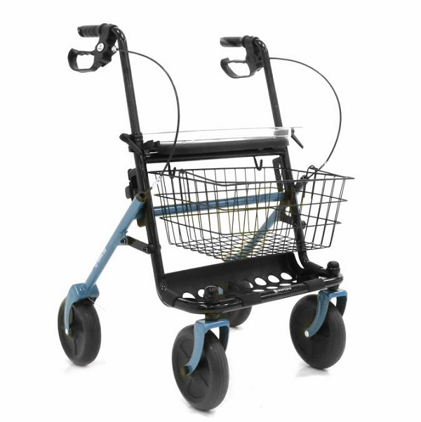 ROLLATOR IN ACCIAIO MOPEDIA DYONE 2,0 AZZURRO - Dolomiti e Natura