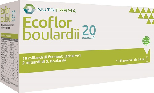 ECOFLOR BOULARDII 20 MILIARDI 10 FLACONCINI DA 10 ML - Dolomiti e Natura