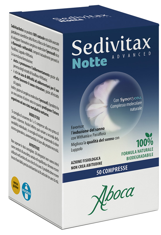 SEDIVITAX NOTTE ADVANCED 50 COMPRESSE - Dolomiti e Natura