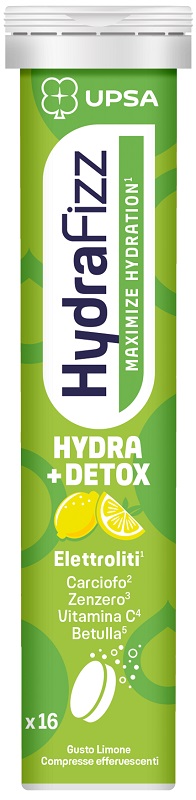 UPSA HYDRAFIZZ DETOX MAXIMIZE HYDRATION 16 COMPRESSE EFFERVESCENTI - Dolomiti e Natura