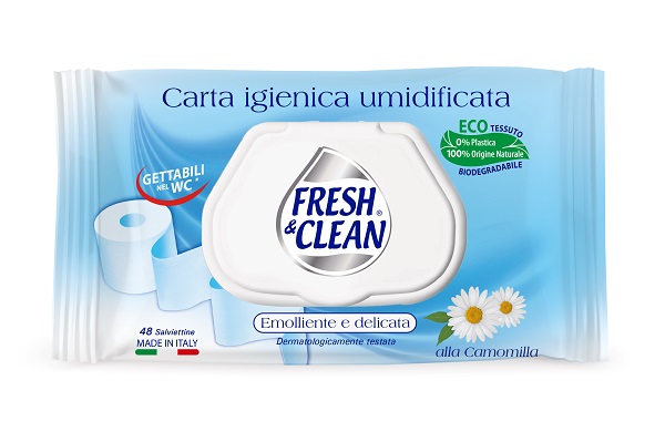 FRESH&CLEAN CARTA IGIENICA UMIDIFICATA 48 PEZZI - Dolomiti e Natura