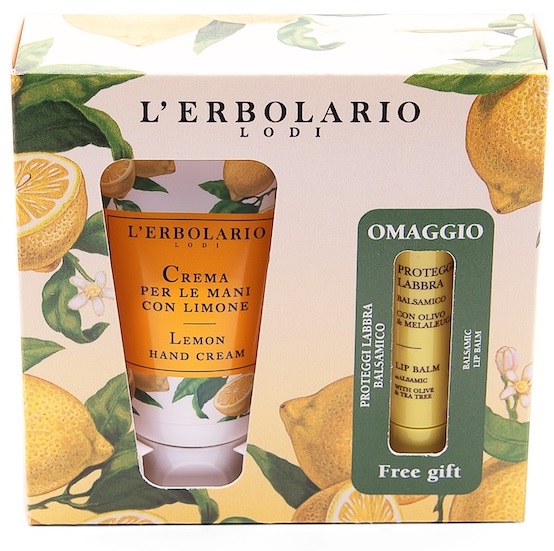 CREMA MANI CON LIMONE 75 ML + PROTEGGI LABBRA BALSAMICO OMAGGIO - Dolomiti e Natura
