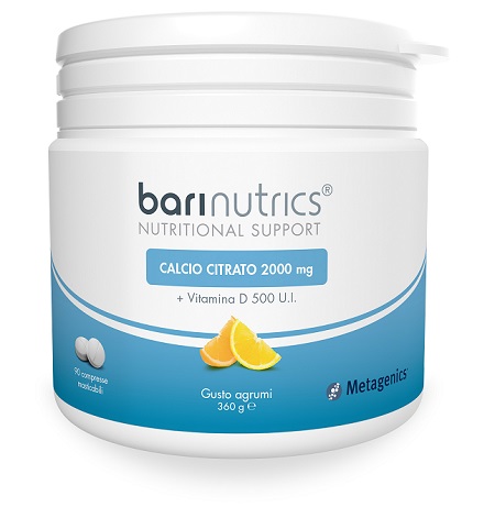 BARINUTRICS CALCIO CITRATO ARANCIA LIMONE ITA 90 COMPRESSE - Dolomiti e Natura
