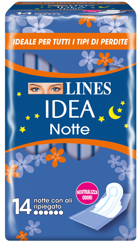 LINES IDEA NOTTE CON ALI RIPIEGATE 14 PEZZI - Dolomiti e Natura
