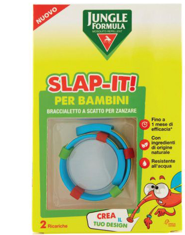 JUNGLE FORMULA SLAP-IT BRACCIALETTO ANTI-ZANZARE PER BAMBINI+ 2 RICARICHE - Dolomiti e Natura