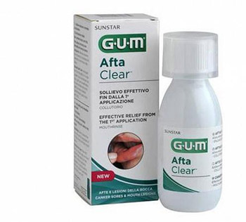 GUM AFTACLEAR RINSE 120 ML COLLUTORIO - Dolomiti e Natura