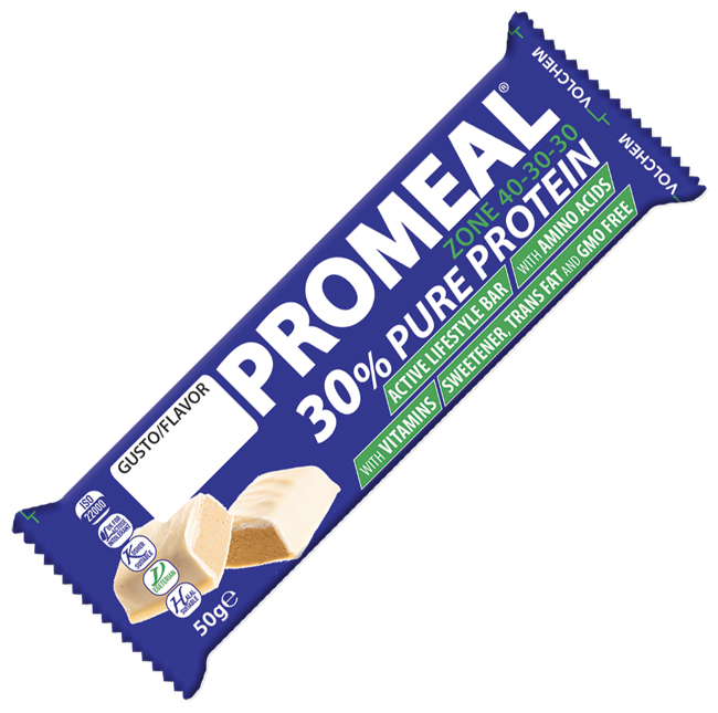 PROMEAL ZONE 40-30-30 30% PURE PROTEIN COOKIE BARRETTA 50 G - Dolomiti e Natura