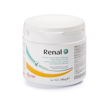 RENAL P MANGIME COMPLEMENTARE PER CANI E GATTI BARATTOLO 240 G - Dolomiti e Natura