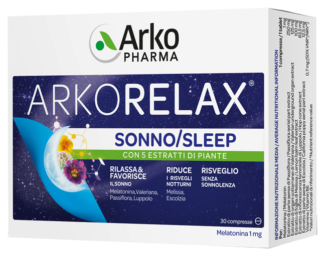 ARKORELAX SONNO 30 COMPRESSE - Dolomiti e Natura