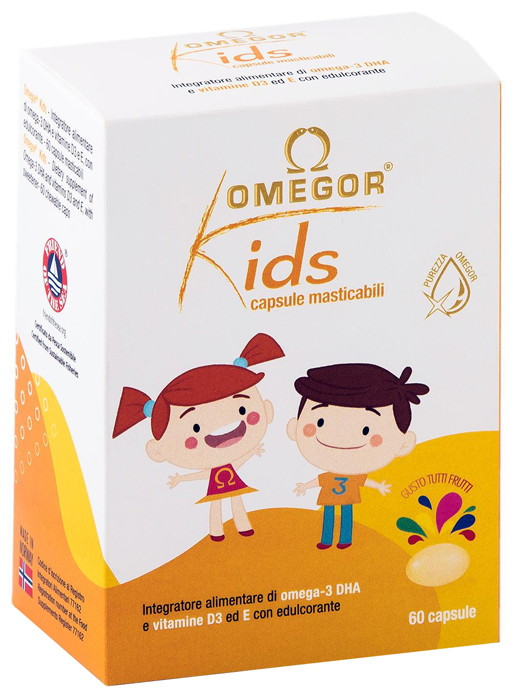 OMEGOR KIDS 60 CAPSULE MASTICABILI - Dolomiti e Natura