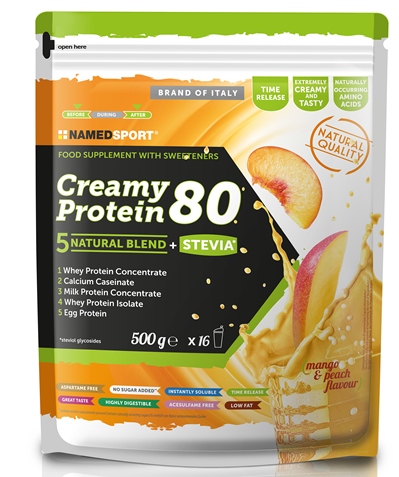 CREAMY PROTEIN MANGO PEACH 500 G - Dolomiti e Natura
