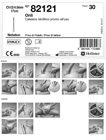 CATETERE IDROFILICO ONLI 17 CM CH 12 30 PEZZI - Dolomiti e Natura