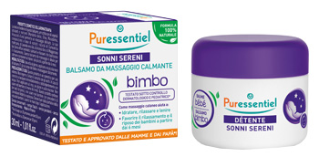 PurEssentiel Sonni Sereni Balsamo Da Massaggio Calmante Bimbo 30 ml - Dolomiti e Natura