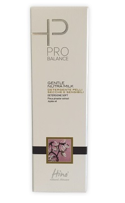 HINO NATURAL SKINCARE PRO BALANCE GENTLE NUTRA MILK DETERGENTE PELLI SECCHE E SENSIBILI 200 ML - Dolomiti e Natura