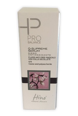 HINO NATURAL SKINCARE PRO BALANCE Q-SUPREME SERUM SIERO ANTIOSSIDANTE 30 ML - Dolomiti e Natura