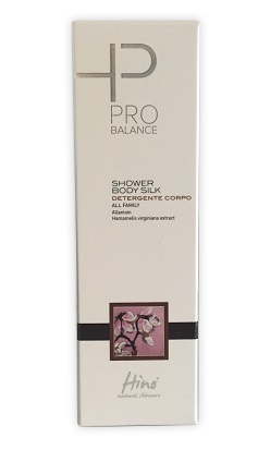 HINO NATURAL SKINCARE PRO BALANCE SHOWER BODY SILK DETERGENTE CORPO 200 ML - Dolomiti e Natura