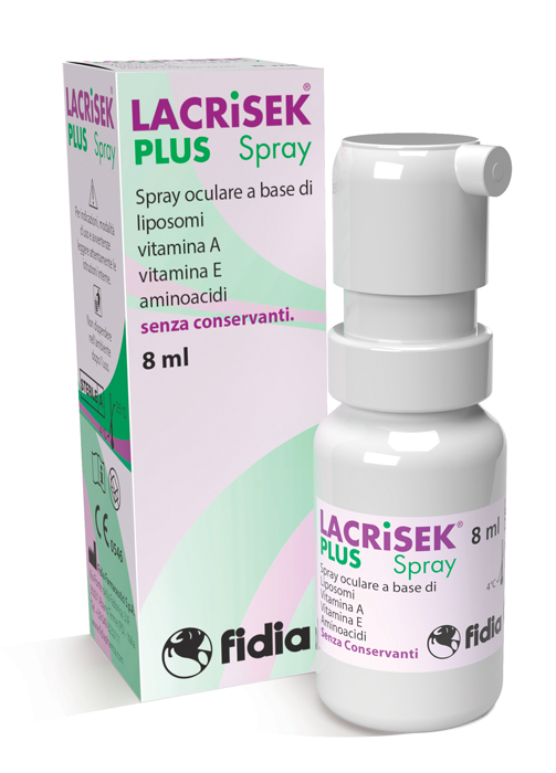 LACRISEK PLUS SPRAY SENZA CONSERVANTI SOLUZIONE OFTALMICA 8 ML - Dolomiti e Natura