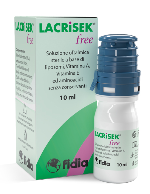 LACRISEK FREE SOLUZIONE OFTALMICA SENZA CONSERVANTI 10 ML - Dolomiti e Natura