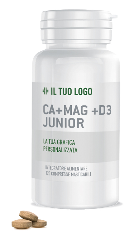 CALCIO/MAGNESIO/VITAMINA D3 JUNIOR 120 COMPRESSE - Dolomiti e Natura