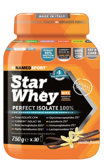 STAR WHEY ISOLATE VANILLA 750 G - Dolomiti e Natura