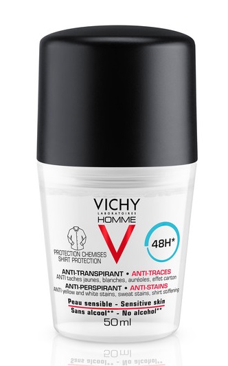 Vichy Homme Deodorante Anti Macchie 50 ml - Dolomiti e Natura