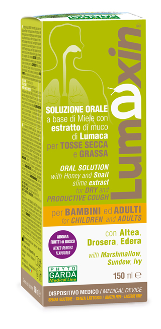 LUMAXIN DISPOSITIVO MEDICO SCIROPPO ADULTI/BAMBINI 150 ML - Dolomiti e Natura