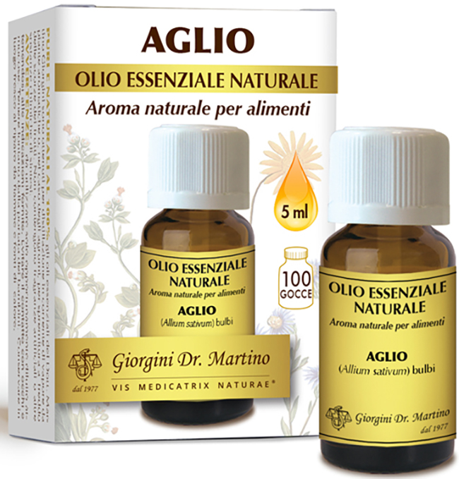AGLIO OLIO ESSENZIALE NATURALE 5 ML - Dolomiti e Natura