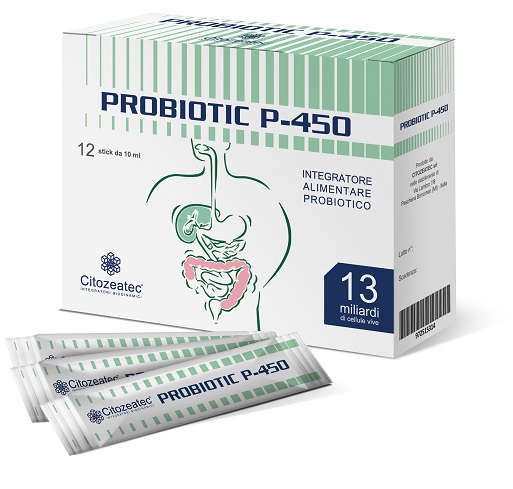 PROBIOTIC P-450 12 STICK MONODOSE 10 ML - Dolomiti e Natura
