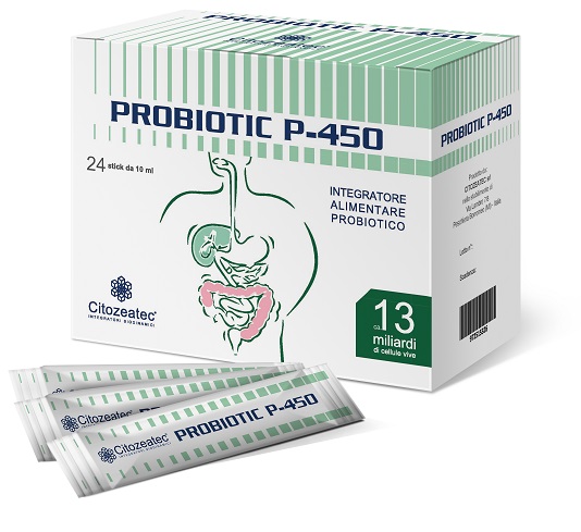 PROBIOTIC P-450 24 STICK MONODOSE 10 ML - Dolomiti e Natura