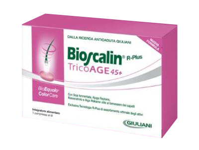 BIOSCALIN TRICOAGE 45+ COMPRESSE 60 COMPRESSE - Dolomiti e Natura