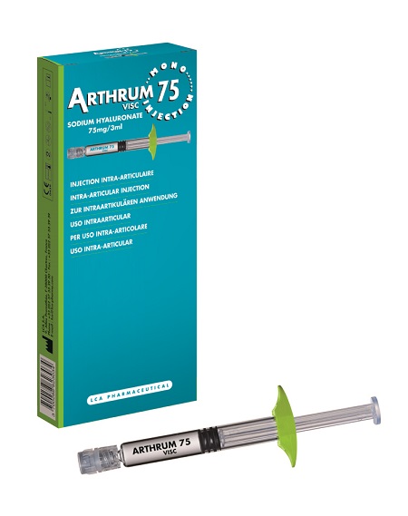 SIRINGA INTRA-ARTICOLARE ARTHRUM VISC 75 MONO INJECTION ACIDO IALURONICO 3 ML - Dolomiti e Natura