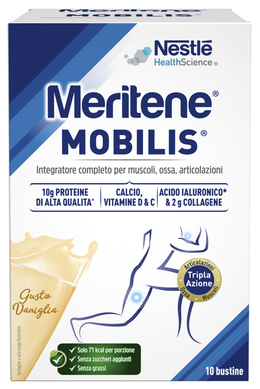 MERITENE MOBILIS GUSTO VANIGLIA 10 BUSTINE DA 21 G - Dolomiti e Natura