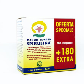 Marcus Roher Spirulina Offerta Speciale 180+180 Compresse - Dolomiti e Natura