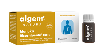 ALGEM MANUKA RICOSTITUENTE FORTE 10 FLACONCINI 10 ML - Dolomiti e Natura