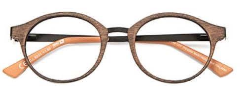 OCCHIALE DA LETTURA PREMONTATO TWINS PLATINUM NEW ORLEANS MARRONE +2,50 - Dolomiti e Natura