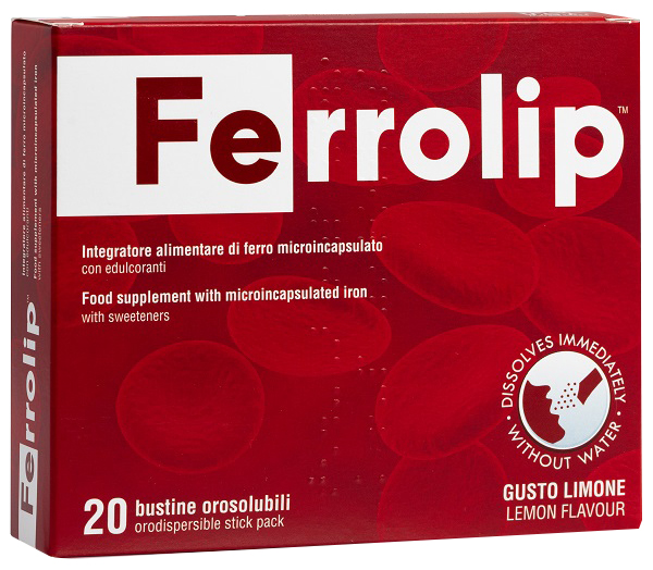 FERROLIP 20 BUSTINE OROSOLUBILI GUSTO LIMONE - Dolomiti e Natura