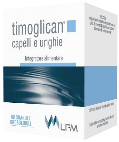 TIMOGLICAN CAPELLI E UNGHIE 60 GRANULI 24 G - Dolomiti e Natura