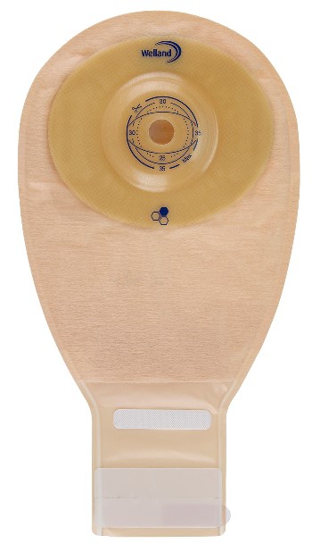 SACCA PER ILEOSTOMIA OPACA RITAGLIABILE WELLAND AURUM PROFILE ILEO MIDI DIAMETRO 25 MM INIZIO CONVESSITA' 35 MM 10 PEZZI - Dolomiti e Natura