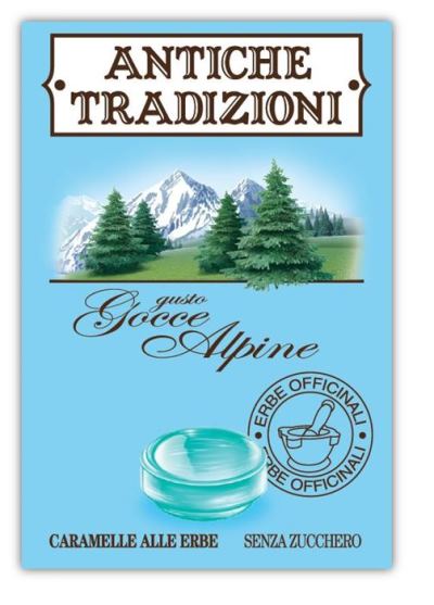 ANTICHE TRADIZIONI GOCCE ALPINE CARAMELLE 20 PEZZI - Dolomiti e Natura
