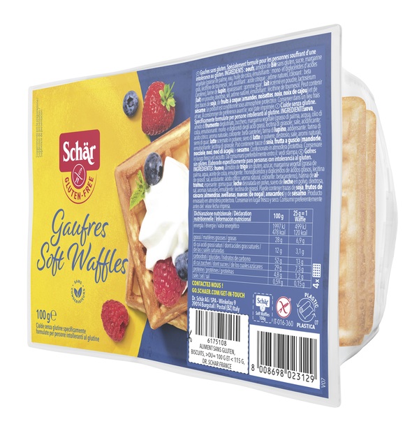 SCHAR GAUFRE SOFT WAFFLES 100 G - Dolomiti e Natura