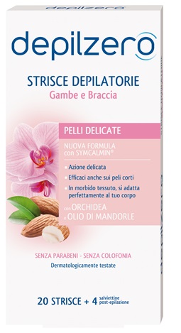 DEPILZERO STRISCE GAMBE BRACCIA 20 PEZZI - Dolomiti e Natura