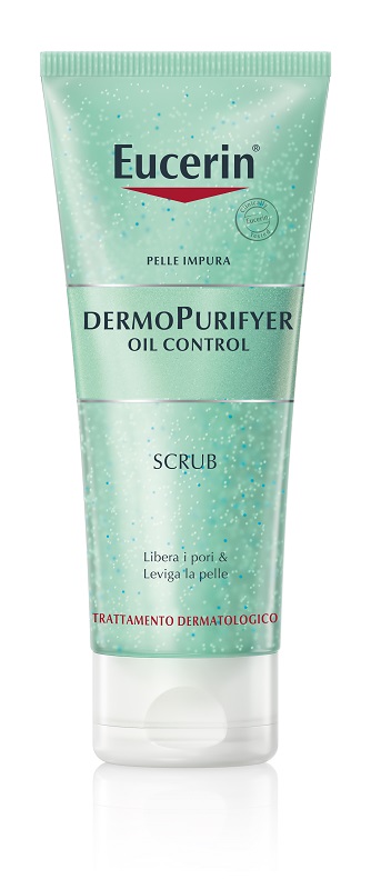 EUCERIN PELLE IMPURA DERMOPURIFYER OIL CONTROL SCRUB 100 ML - Dolomiti e Natura