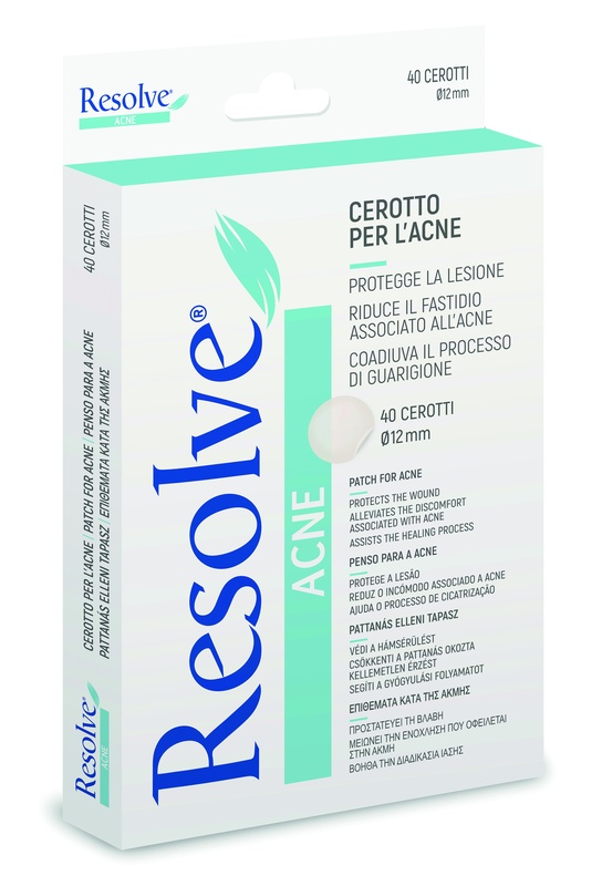 CEROTTO IDROCOLLOIDALE RESOLVE PER ACNE 40 PEZZI - Dolomiti e Natura