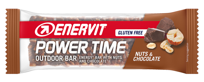 ENERVIT POWER TIME BARRETTA SENZA GLUTINE AL CIOCCOLATO 1 PEZZO - Dolomiti e Natura