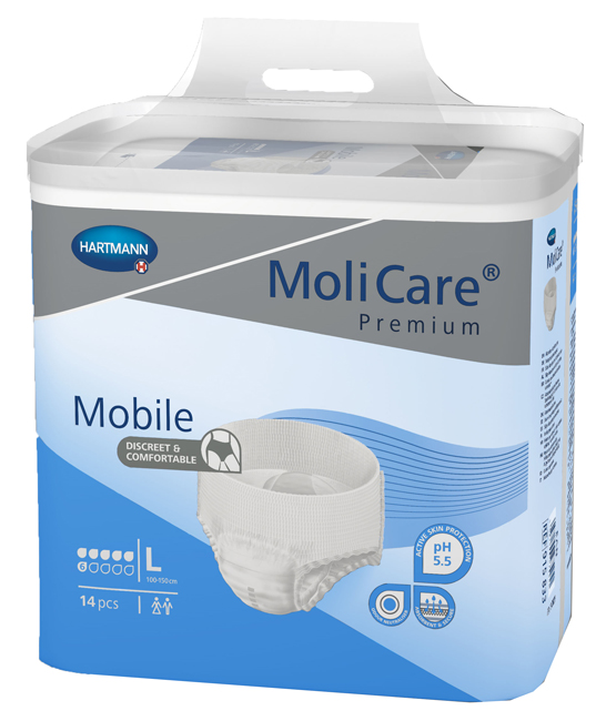 PANNOLINO PULL UP GIORNO MOLICARE MOBILE 6 GOCCE L 14 PEZZI CON IVA AL 22% - Dolomiti e Natura
