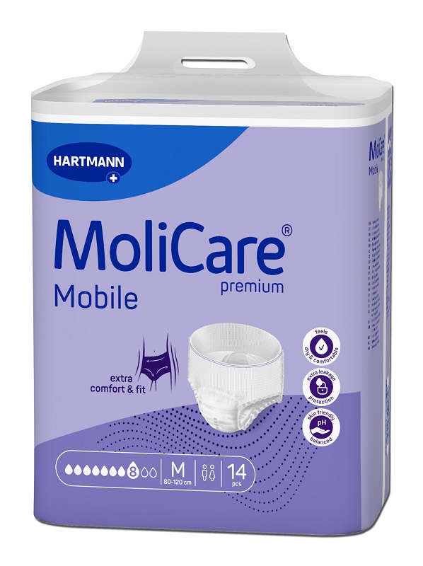 PANNOLINO PULL UP NOTTE MOLICARE MOBILE 8 GOCCE M 14 PEZZI CON IVA AL 22% - Dolomiti e Natura