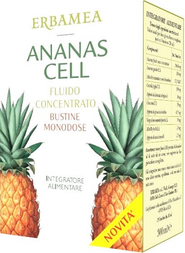 ANANAS CELL FLUIDO CONCENTRATO 15 BUSTINE 20 ML - Dolomiti e Natura